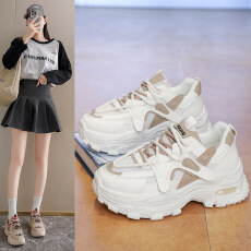 批发2026春季老爹鞋新款<b class='q'>韩版</b>ins女学生厚底运动跑步增高休闲街拍