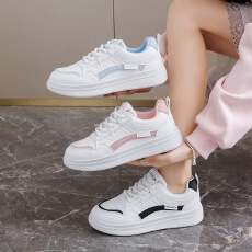 批发2026春季小白鞋新款<b class='q'>韩版</b>ins女学生厚底增高运动板鞋休闲街拍