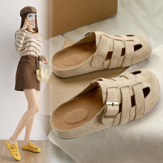 2026夏季新款半托勃肯凉鞋ins韩版女学生懒人增高透气休闲