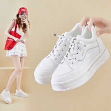 批发2026<b class='q'>夏</b>季小白鞋新款韩版ins女学生厚底增高网面透气休闲鞋