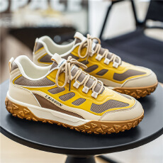 批发男鞋2026新款夏季时尚百搭阿甘鞋休闲运动鞋网面透气小白鞋老爹鞋