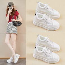 2026夏季小白鞋新款韩版ins女学生厚底增高网面透气休闲鞋