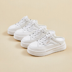 2026夏季小白鞋新款韩版ins女学生厚底增高网面透气休闲鞋