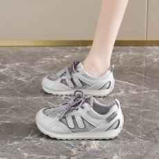 批发ins<b class='q'>韩版</b>新款老爹鞋女2026夏季学生运动休闲鞋增高网面透气鞋子