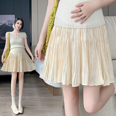 批发孕妇半身裙夏季托腹反光a字裙半身孕妇短裙<b class='q'>裤裙</b>夏季休闲孕妇装