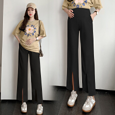 批发<b class='q'>孕妇裤</b>子<b class='q'>夏季</b>薄款外穿阔腿裤冰丝春夏款春秋大码女孕妇装长裤夏装