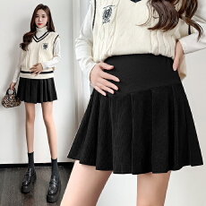 批发孕妇半身裙春秋款短裙A字托腹裤子小个子<b class='q'>百搭</b>裙高腰洋气外穿裙子