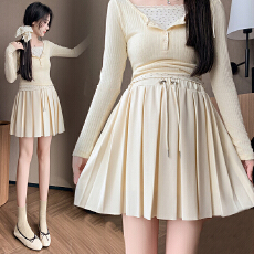 批发孕妇半身短裙<b class='q'>夏</b>季托腹A字百褶裙防走光孕妇春秋外穿绝美孕妇装