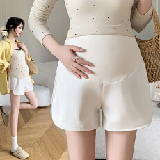 批发孕妇裤子休闲短裤外穿<b class='q'>时尚</b>辣妈百搭潮妈宽松打底裤孕妇短裤春秋装