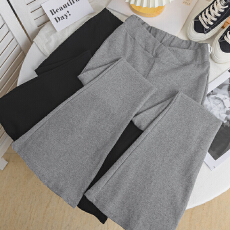 孕妇裤秋季外出低腰托腹裤网红喇叭裤小个子九分裤孕妇秋装打底裤