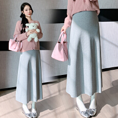 孕妇半身裙女2025年秋季a字中长款孕妇卫裙春夏薄款A字长裙