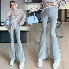 批发孕妇裤子夏季薄款外穿喇叭裤托腹微喇长裤高弹力<b class='q'>打底裤</b>孕妇装夏装