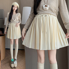 批发孕妇半身裙夏季A字裙子外穿春秋款短裙百褶裙裤小个子孕妇装夏装