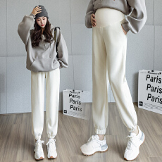 批发孕妇裤子打底裤常规春秋新款大码托腹裤子秋款外穿棉裤束脚裤秋装