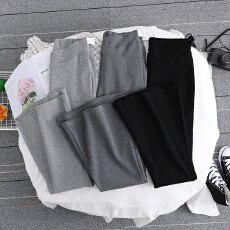 批发孕妇裤秋季外出低腰托腹裤网红喇叭裤小个子九分裤孕妇秋装<b class='q'>打底裤</b>