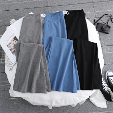 批发秋季外穿大喇叭型裤子春秋款大码纯棉喇叭裤莫代尔长裤秋装超<b class='q'>修身</b>