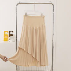 批发孕妇半身裙春秋百褶裙子秋季大码半身裙不规则中长裙百搭裙子<b class='q'>冬</b>装