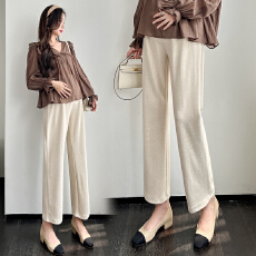 批发孕妇裤子<b class='q'>春秋</b>款外穿高个子直筒阔腿裤秋装秋季孕早期打底长裤<b class='q'>春秋</b>