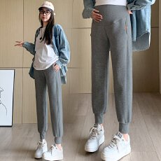 批发孕妇裤子<b class='q'>打底</b>裤春秋新款绝美外穿托腹裤子休闲运动束脚裤