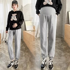 批发孕妇裤子春秋外穿秋季款女孕妇宽松型休闲日常秋季运动长裤秋装