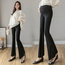 批发孕妇长裤2026春<b class='q'>夏</b>新款纯棉外穿弹力打底喇叭裤孕妇装显瘦大码裤子