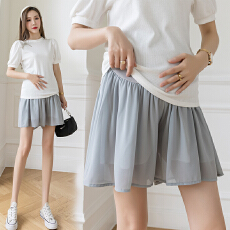孕妇纯棉短裤夏季薄款阔腿裤休闲孕期显瘦打底裤内衬防走光裤裙子