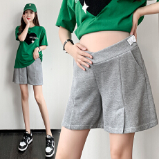 批发孕妇短裤女夏季薄款外穿低腰<b class='q'>大码</b>休闲宽松五分裤阔腿裤<b class='q'>打底裤</b>子夏