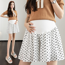 批发孕妇夏天短裤舒适薄款雪纺波点休闲宽松阔腿裤夏季外穿<b class='q'>打底</b><b class='q'>裤裙</b>