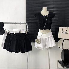 孕妇低腰打底裤夏季牛仔短裤2026夏装新款孕妇裤子外穿三分热裤夏