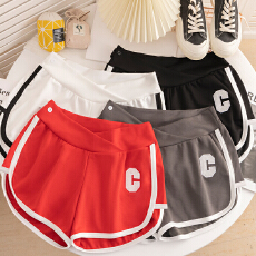 批发孕妇空气棉短裤女夏季外穿薄款低腰阔腿三分运动短裤打底裤子夏装