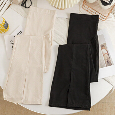 批发孕妇裤子夏季薄款冰丝阔腿裤春夏外穿高腰孕期休闲修身喇叭裤夏装