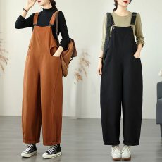 批发实拍2025秋季新款减龄气质牛仔<b class='q'>背带裤</b>女宽松显瘦阔腿连体裤子