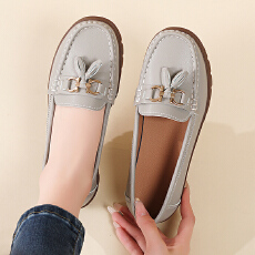 批发2026夏季新款休闲鞋平底乐福鞋女鞋加急