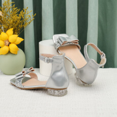 批发2025新款<b class='q'>夏</b>季童鞋女童水晶凉鞋货号