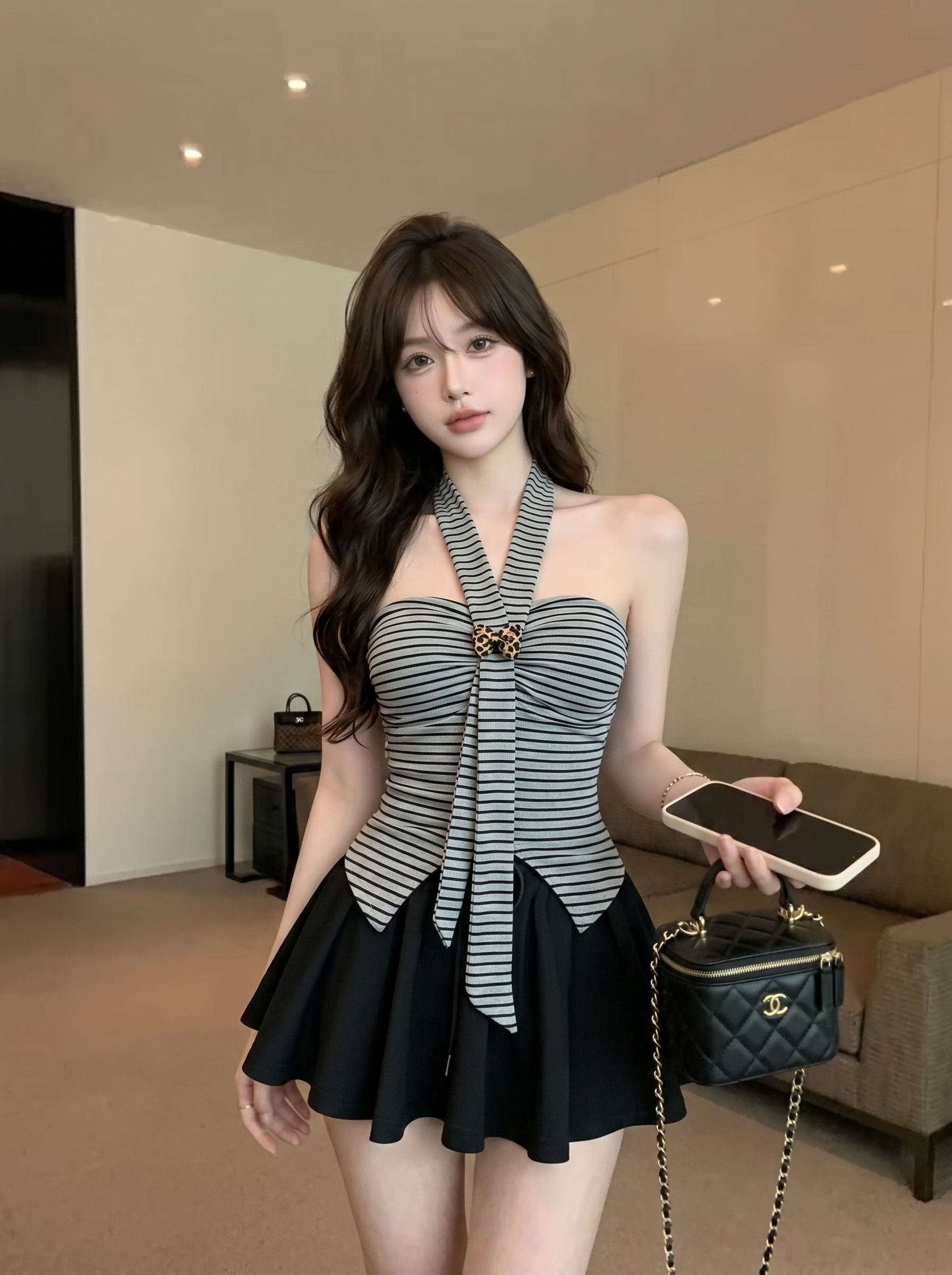 실사 정가 레트로 스트라이프 섹시함 리본 행침 목 튜브탑 조끼 여성 여름 작은 대중 몸매 가꾸기 인사이드 가져 가라. 핫걸 맨위