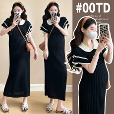 批发实拍网红款<b class='q'>孕妇装</b>韩版针织<b class='q'>孕妇</b><b class='q'>连衣裙</b>修身显瘦<b class='q'>孕妇</b><b class='q'>裙</b><b class='q'>孕妇</b><b class='q'>夏装</b>