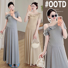 批发实拍2026新品孕妇装大码针织孕妇两件套修身显瘦孕妇套装孕妇夏装