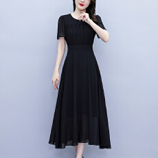 批发雪纺<b class='q'>连衣裙</b>女2026新款大码气质<b class='q'>高端</b>奢际品牌中长款裙子夏