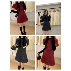 批发法式亮片<b class='q'>连衣裙</b>