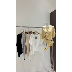 批发不规则斜边设计针织