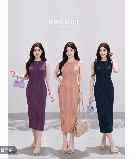 따뜻한 와 부드러운 빛 성숙한 여인 섹시함 로얄 자매 바람 민소매 오프숄더 몸매 가꾸기 슬림해 보이는 질감 센스 드레스