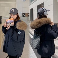 批发情侣派克服工装羽绒棉服女2025高级超好看设计感小众oversize外套