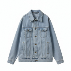 批发白底图 新款女春秋宽松设计感小个子夹克<b class='q'>上衣</b>大码女装<b class='q'>牛仔</b>外套