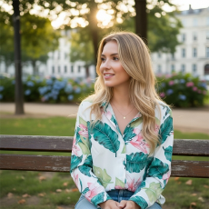 批发春季ins潮女装花衬衫港风<b class='q'>长袖</b>衬衣日系沙滩度假薄款