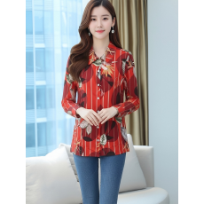 批发春季ins潮女装花衬衫港风<b class='q'>长袖</b>衬衣日系沙滩度假薄款上衣