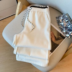 批发实拍新加色加绒糯米裤女2025新款秋冬加绒保暖棉裤垂感加厚休闲裤