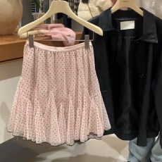 批发oker章壳儿正品～波点<b class='q'>半身裙</b>短款韩系百搭显瘦气质26春季新款A849