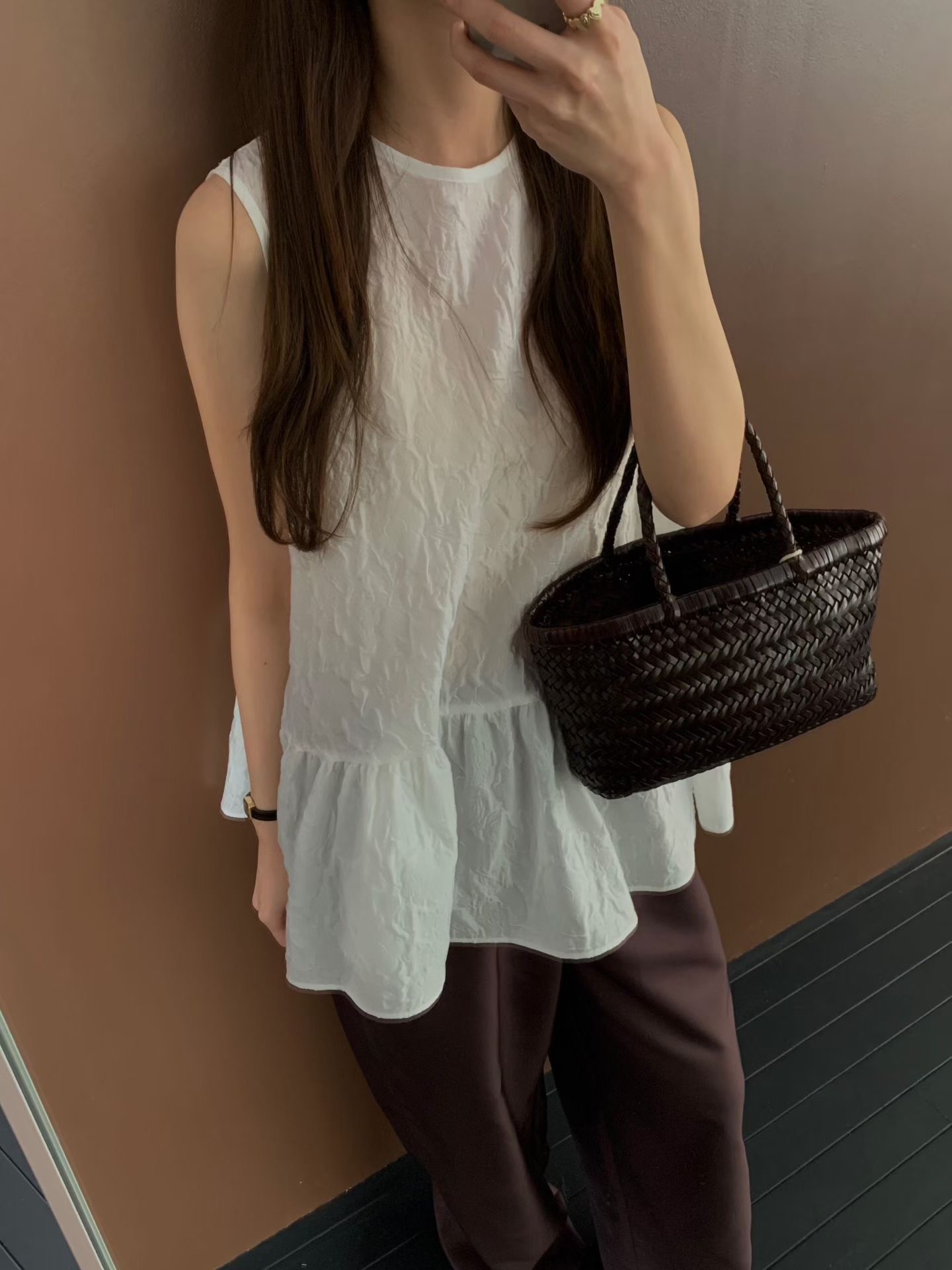 chic 다용도 작은 대중 패션 조끼 민소매 맨위