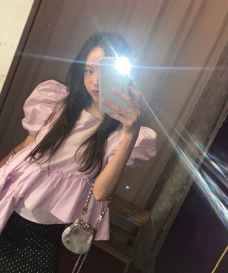 chic 다용도 작은 대중 불규칙 패션 셔츠