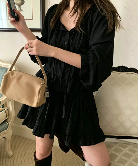 있음 선적 다용도 작은 대중 패션 다용도 달콤함 작은 대중 패션 긴팔 셔츠